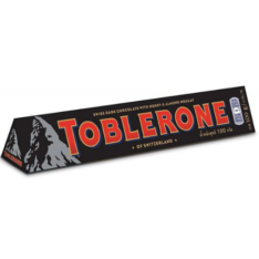 Toblerone Dark Chocolate with Honey and Almond Nougat 100g