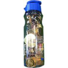 gold coin bottle chocolate