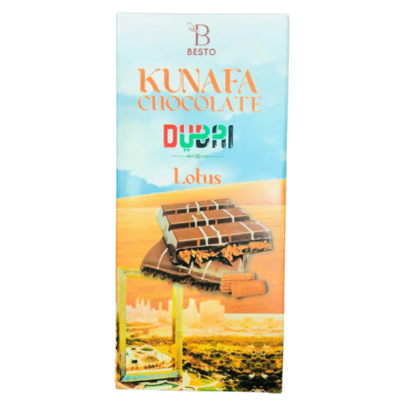BESTO Kunafa Chocolate Dubai Lotus - 100g