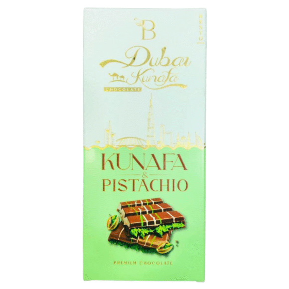 BESTO Kunafa Chocolate & Pistachio – 100g