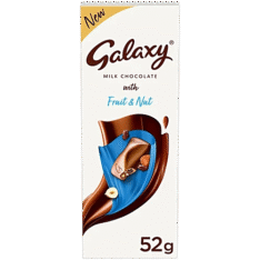 Galaxy Fruit & Nut 52g