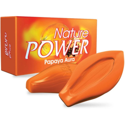 Nature Power Original Papaya Aura Soap 125g 1 Nature Power Original Papaya Aura Soap 125g with papaya extract