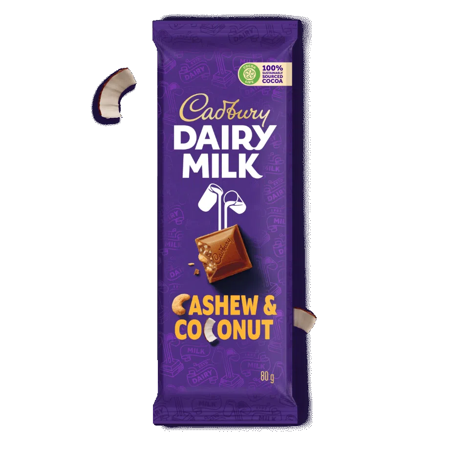 Cadbury Dairy Milk Cashew & Coconut Chocolate 80g 1 Cadbury Dairy Milk Cashew & Coconut Chocolate 80 g Price in Sri Lanka