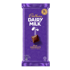 Smooth, creamy Cadbury Dairy Milk made with rich milk chocolate — a classic treat everyone loves.
