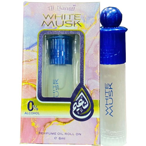 Al Nuaim White Musk Attar 6ml (Roll On) 1 Al Nuaim White Musk Attar 6ml (Roll On) alcohol free attar buy al nuaim attar online musk perfume Sri Lanka