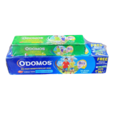 Odomos Mosquito Repellent Cream with Vitamin E and Almond Oil 100g plus Odomos Naturals Aloe Vera and Citronella 23g free